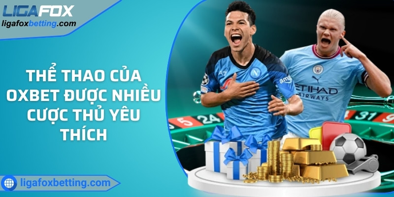 Thể thao của OXBET được nhiều cược thủ yêu thích